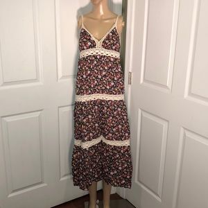 chinese dress ladies Goddess Kaftan maxi Dress - Hand Dyed Navy Kaftan maxi dress main image 0